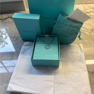 Tiffany & Co. Silver Heart Necklace